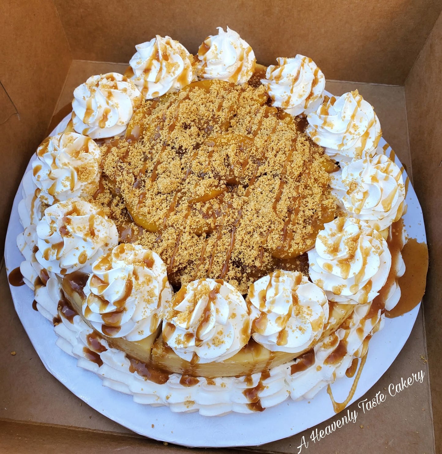 Peach Cobbler Cheesecake